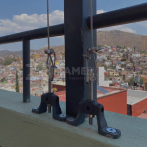 toldo vertical de cables tensores en Guanajuato